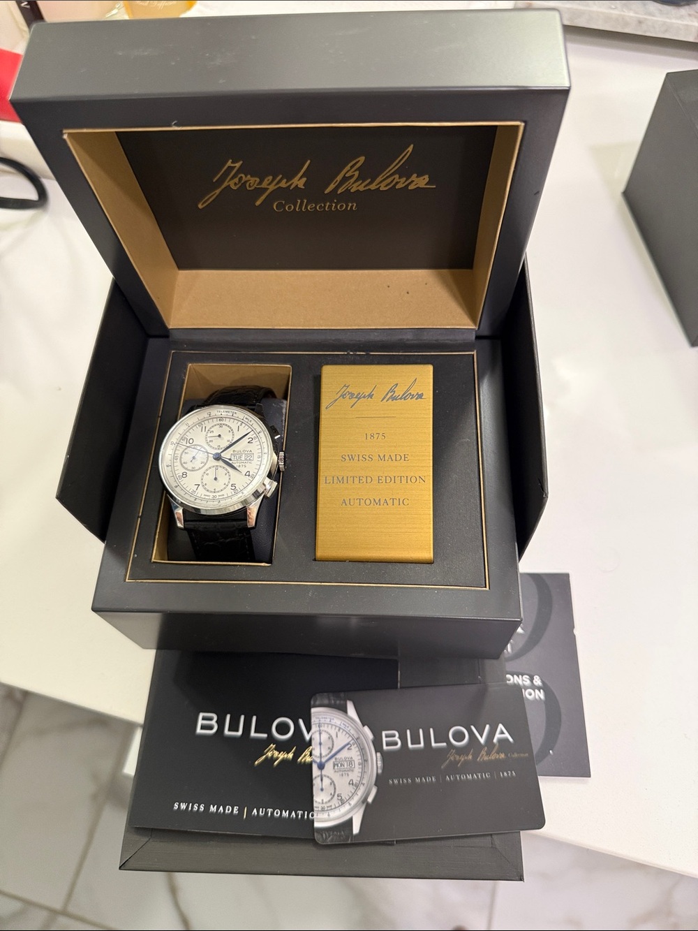 Joseph Bulova Limited Edition Automatic Chronograph